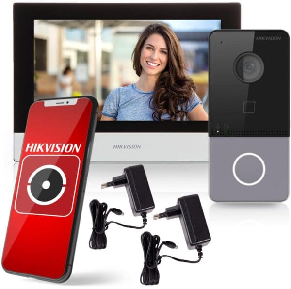 Hikvision DS-KIS603-P(C) Zestaw wideodomofonowy