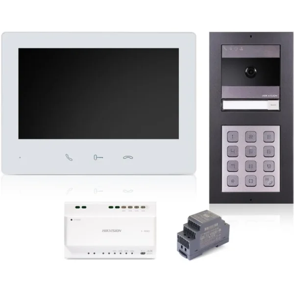 HIKVISION DS-KIS704EY-ACF2/Aluminium WIDEODOMOFON