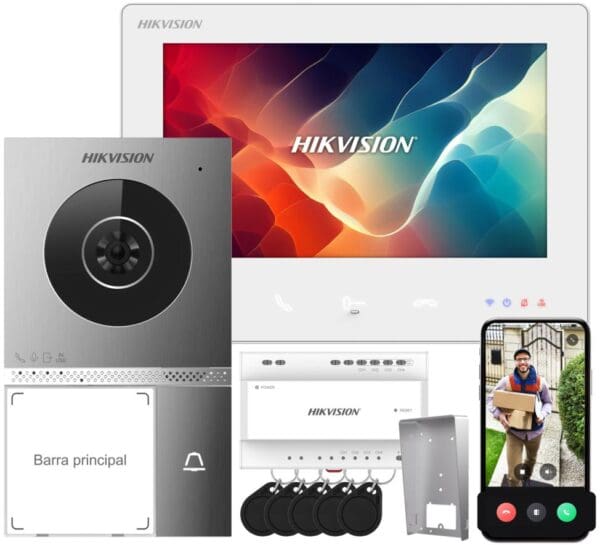 Hikvision 2-wire DS-KIS705EY Zestaw wideodomofonowy